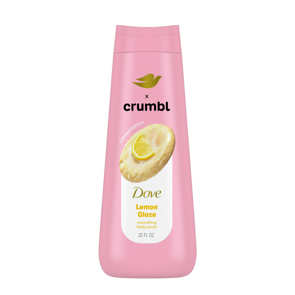 Dove Crumbl Moisturizing Liquid Body Wash Lemon Glaze, 20 oz (Set of 2) - Picture 2 of 6